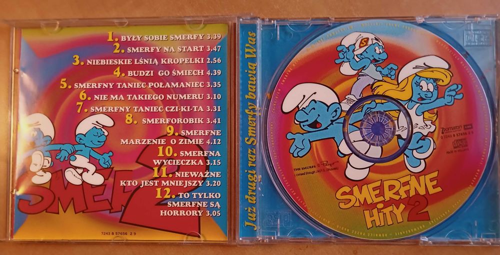 Smerfne hity 2  unikalne wydanie z 1997  r Pomaton