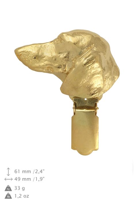Jamnik krótkowłosy clipring pozłacany Art-Dog