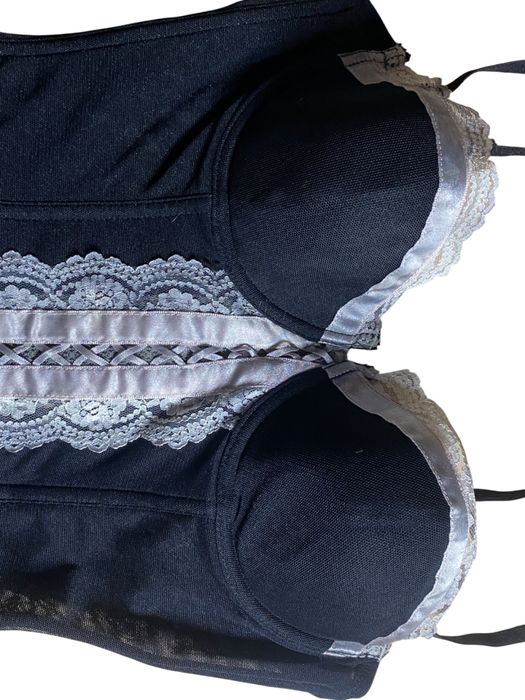 бюстгалтер корсет чорний мереживний h&m