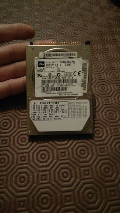 HDD 2.5 polegadas IDE 80Gb