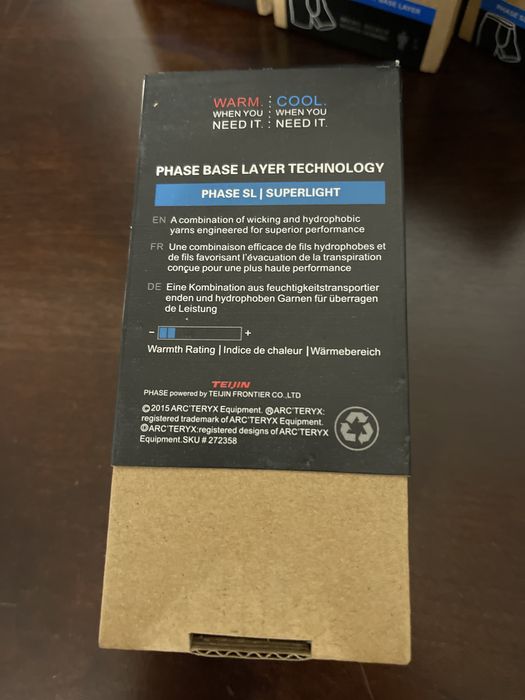 Трусы мужские Arcteryx Phase SL Boxer М, ХХЛ