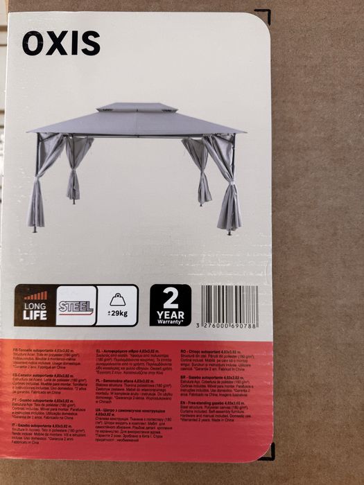 Pergola 4m x 3m nova com garantia