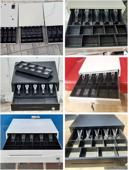 Кассовые ящики  (денежные лотки для банкнот и монет)