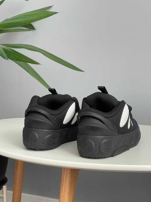 Кеди Puma x LaMelo LaFrance Black White чорні білі кросівки пума замша