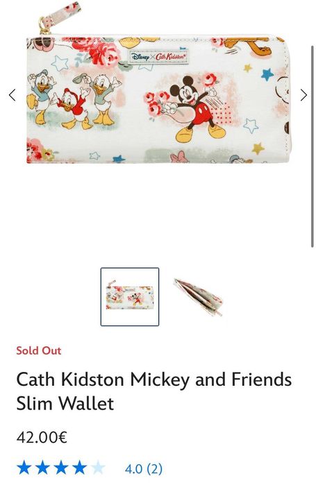 Фірмовий гаманець портмоне Cath Kidston Mickey Mouse! Оригінал
