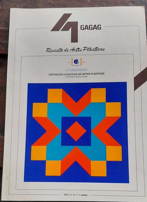 3 Revistas / Boletins de Artes Plásticas da GAGAG (Grupo de Artistas de Galeria de Arte "Gagag")