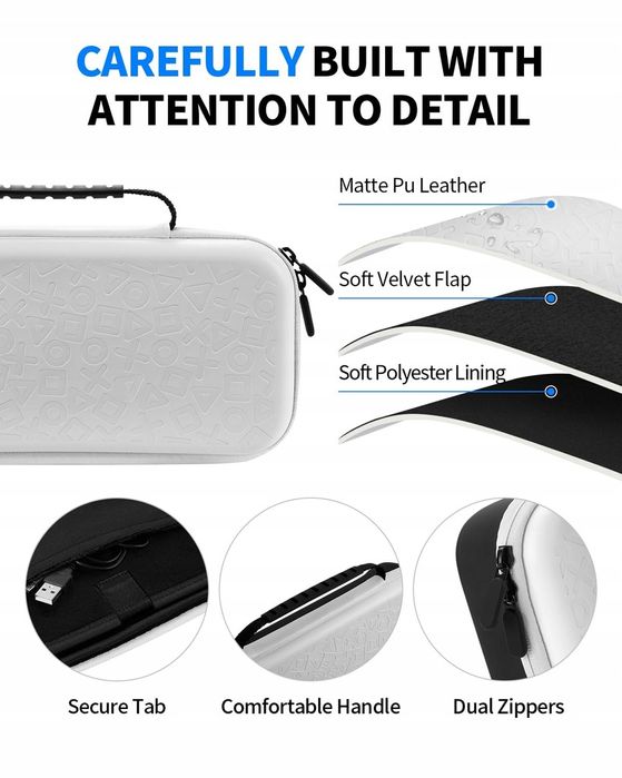 Zestaw akcesoriów FUNLAB do PS Portal, białe