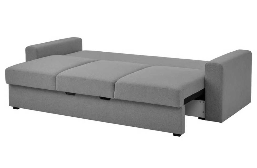 Sofá-cama 3 lugares IKEA (barsloev cinza) com ou sem entrega