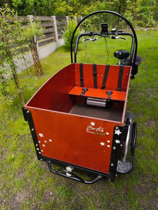 Rower cargo riksza elektryczna bafang