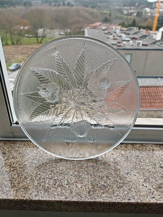 Pratos decoração vidro