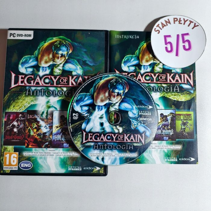 gra pc - legacy of kain antologia pc, super stan