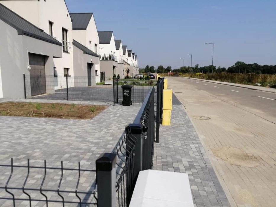 NAJTANIEJ !!! Ogrodzenia panelowe 123x250 cm Fi 4 - KOMPLET !