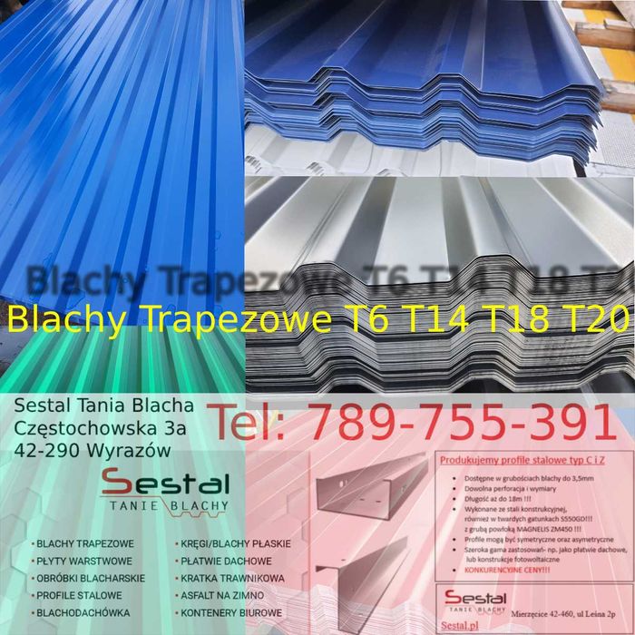 Blacha T6 T18 T20 Podbitkowa Podbitka Blaszana Gruba Producent