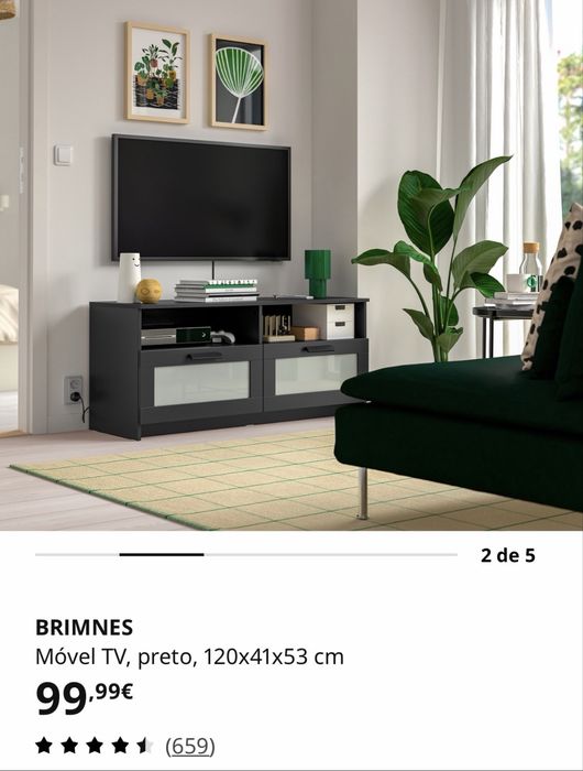 Movel TV Ikea pintado à mão