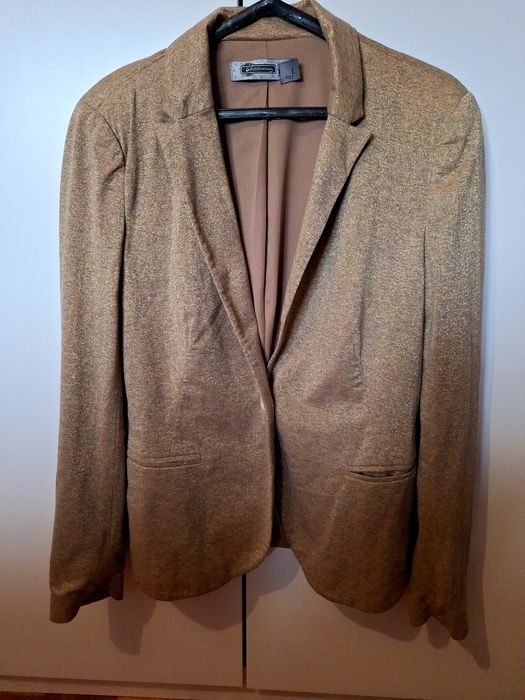 Blazer  Dourado  Stradivarius