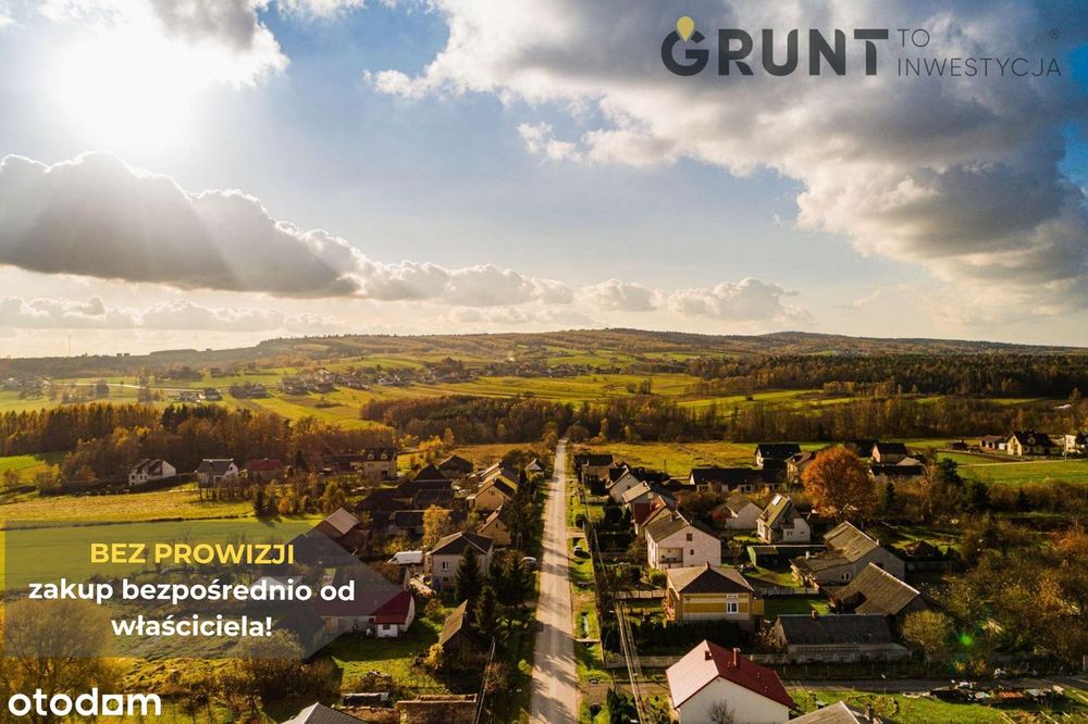 Działka budowlane przy lesie