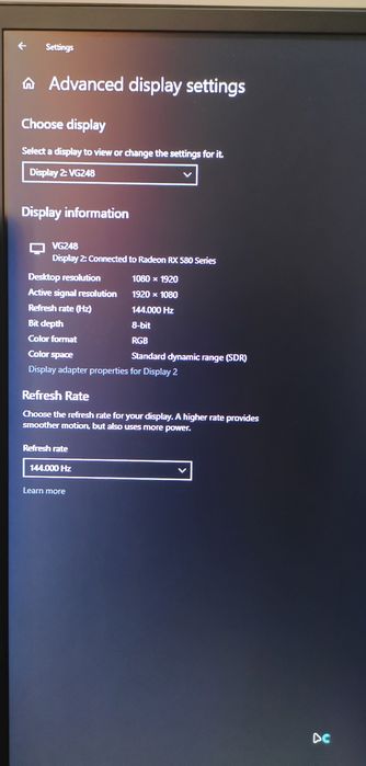 Monitor Gaming Asus VG248QG 165hz