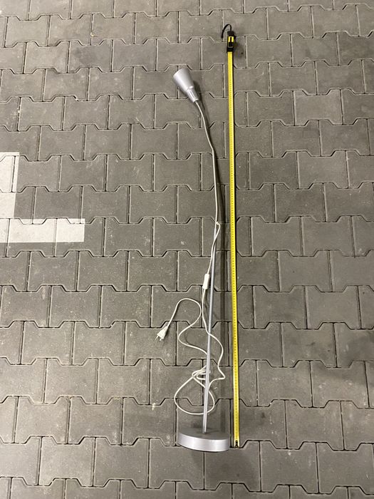 Lampka stojąca regulowana srebrna IKEA