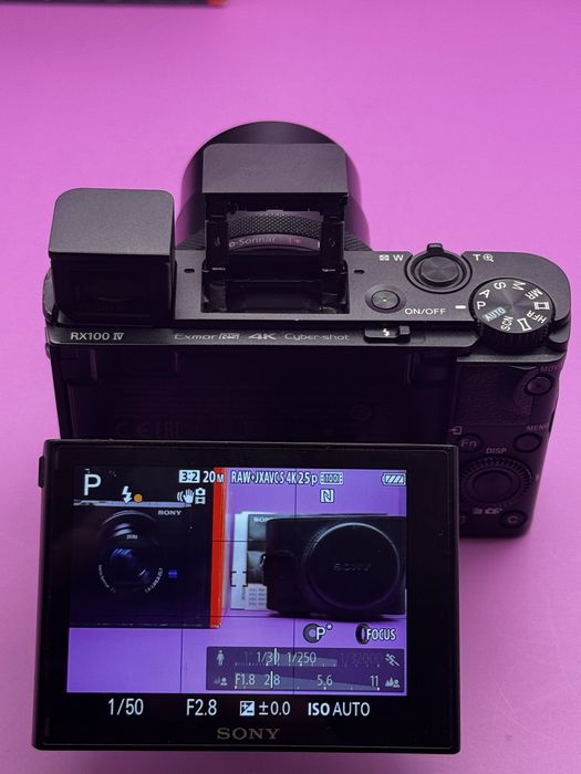 Aparat Cyfrowy Sony Cybershot RX-100 mk 4 4k wifi nfc flip screen komp