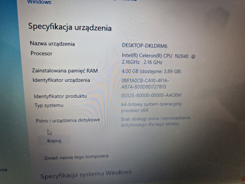 LAPTOP asus r512m dysk ssd