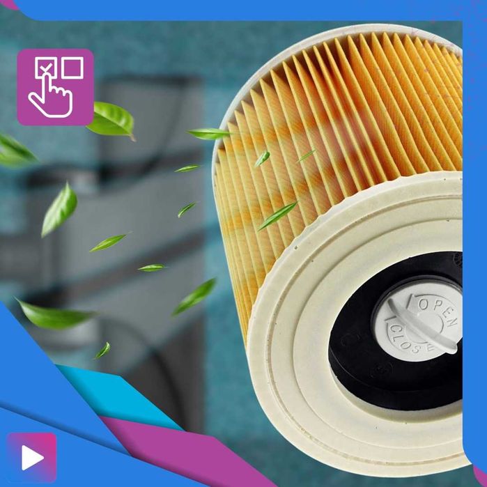 10x Worki i Filtr do Odkurzacza Karcher WD3 SE4001 WD2 PLUS KWD3 V-17