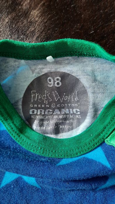 Freds World r.98,żaba,Smafolk, Molo, Helly Hansen, Joha, Janus,  sweter