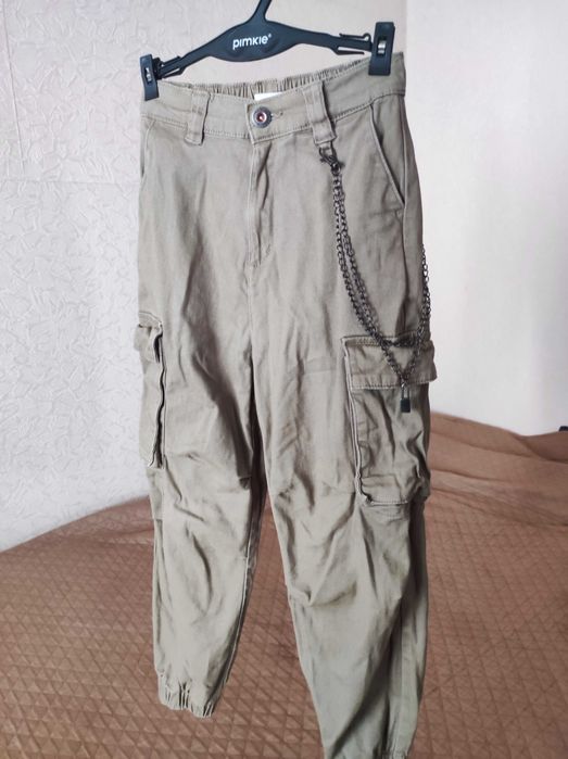 Штани карго дитячі з ланцюжком reserved 140