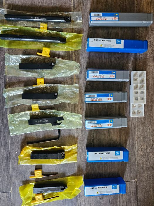 Zestaw nowych noży tokarskich 7szt 16x16 Tokarka CNC Nóż składany