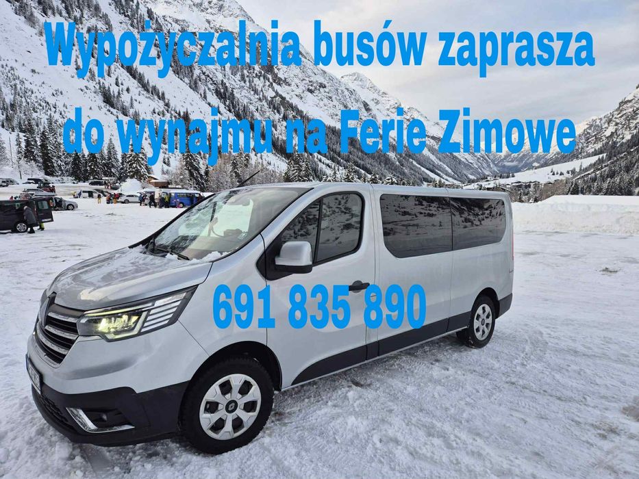 WYNAJEM AUT 9osobowych Renault Trafic Wynajem Długo i Krótkotermin