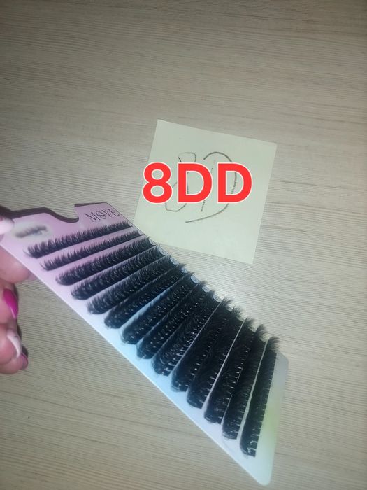 Zapas kępek do robienia rzęs #Kępki 80 DD Russia Volume #rzęsy bonding
