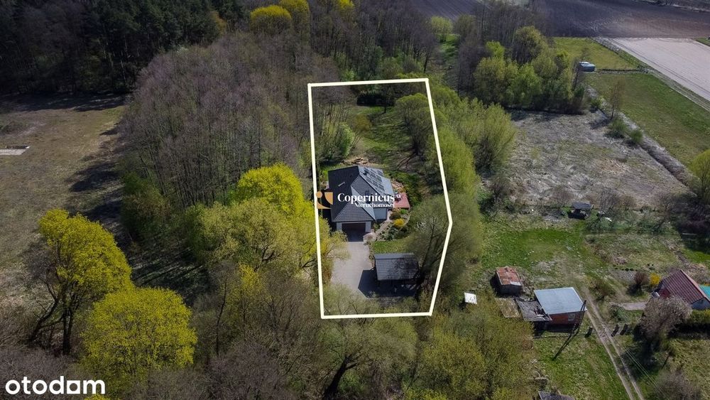 Wyjątkowy dom z antresolą, działka 3003m2