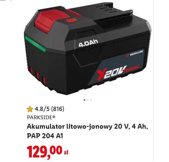PARKSIDE Akumulator 20V 4 Ah NOWE