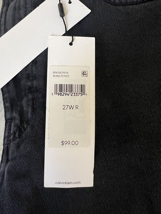 Джинси Calvin Klein 27 р нові оригінал прямі висока посадка