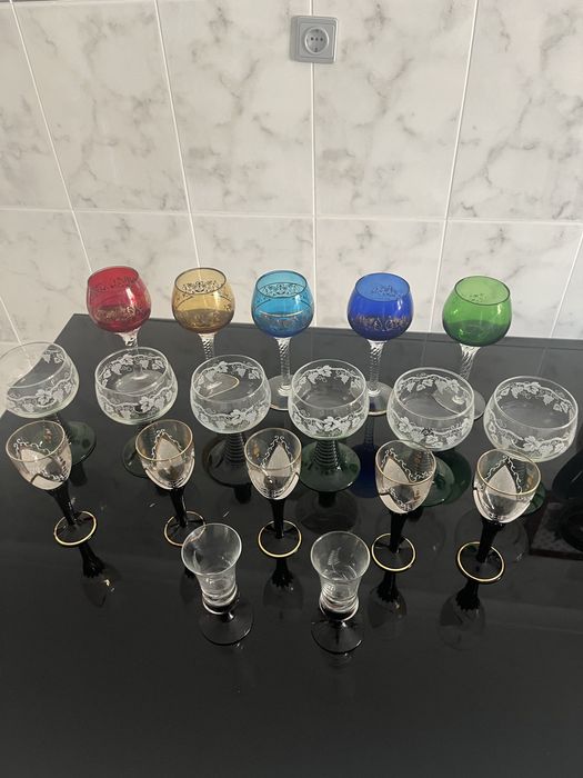 17 Copos de vários tamanhos