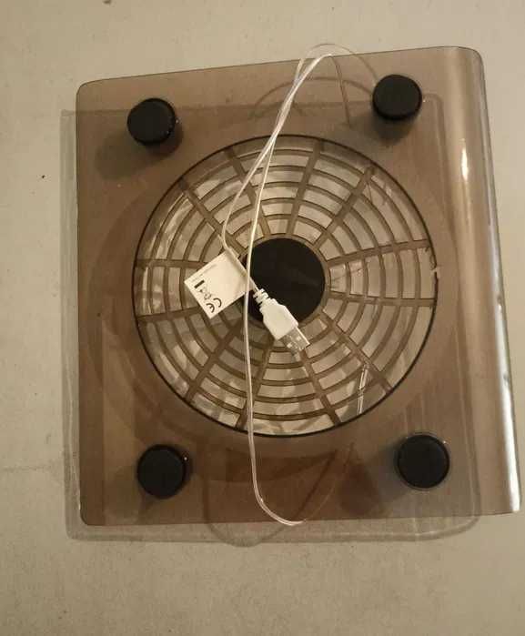 Base de ventilação com luz led para portátil