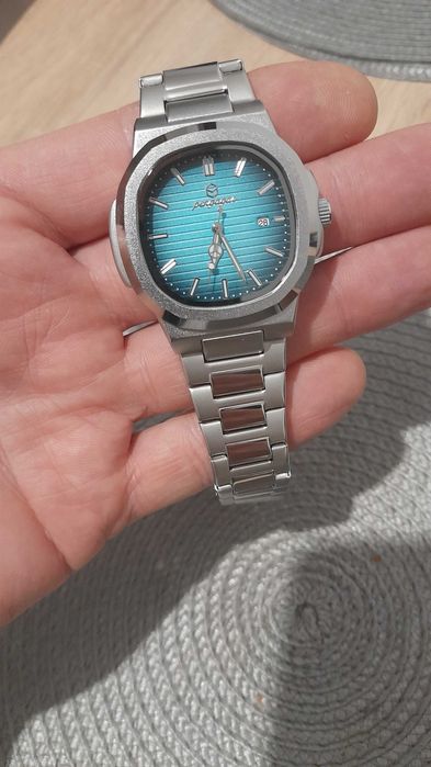 Zegarek PAAZOMU | Kultowy kolor Tiffany | Stan Idealny | Komplet