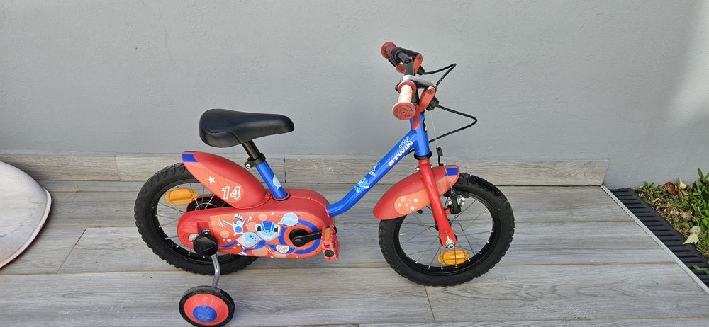 Bicicleta roda 14" 3-5 anos BTWIN