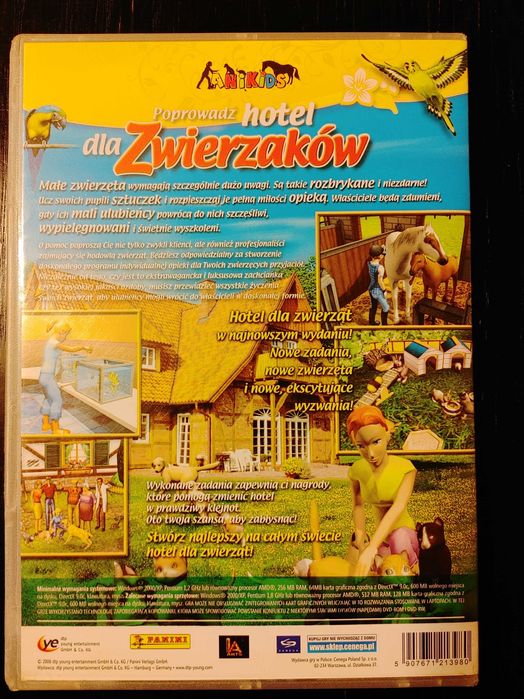 Salon Piękności dla Zwierząt + Hotel dla Zwierzaków - 2 gry na PC