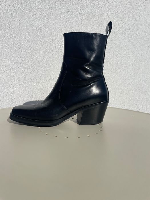 Botas pretas Adolfo Dominguez