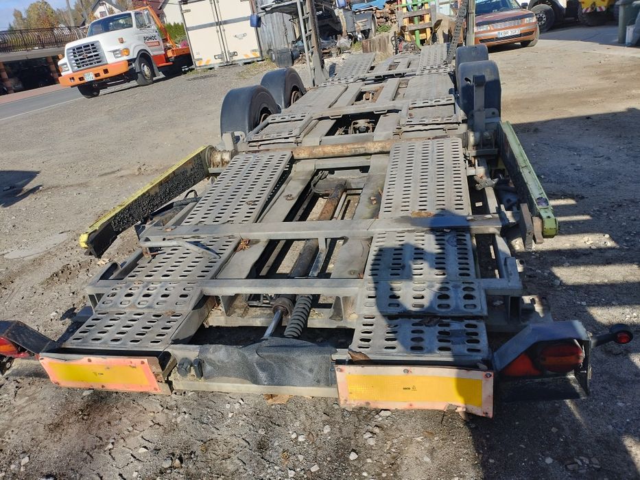 Przyczepa dwuosiowa , cała w ocynku