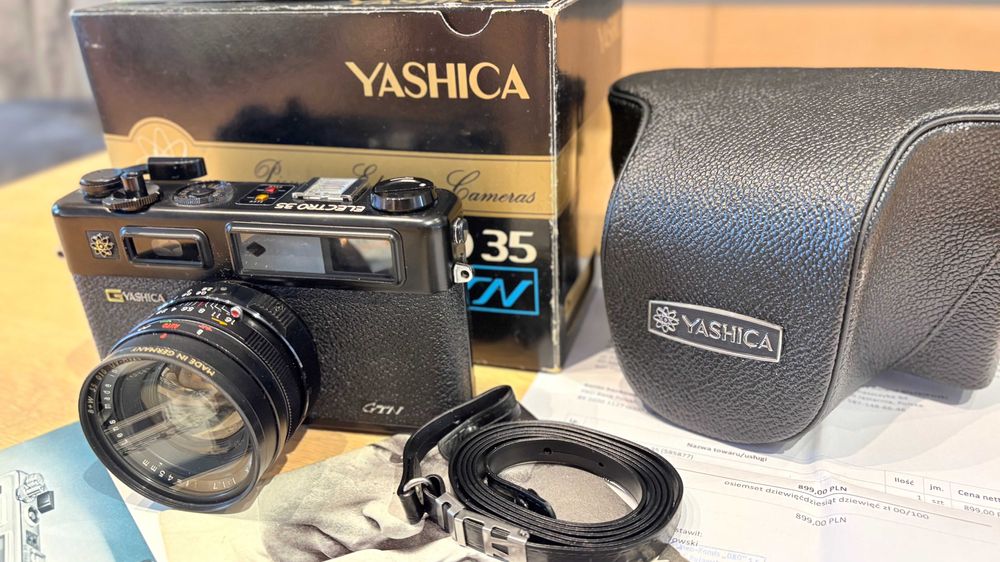 Yashica Electro 35 GTN analogowy dalmierz stan UNIKAT NOWY