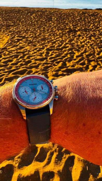 Zegarek mechaniczny chonograf „GULF”