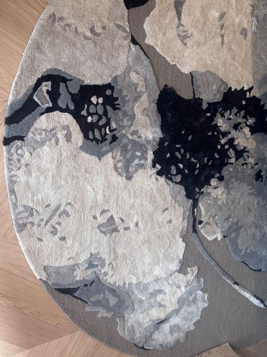 Dywan okrągły AYTM FLOREO 200 cm beż