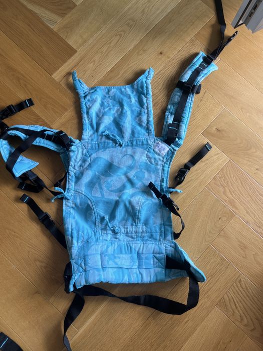 Fidella/Fidela Fusion, nosidło z chusty tkanej, morskie motywy