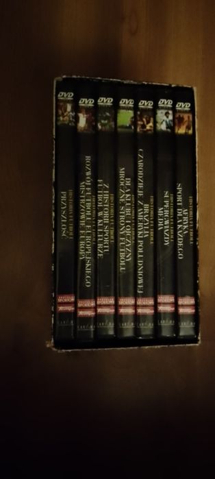 Historia futbolu 7 płyt DVD. Stan dobry.