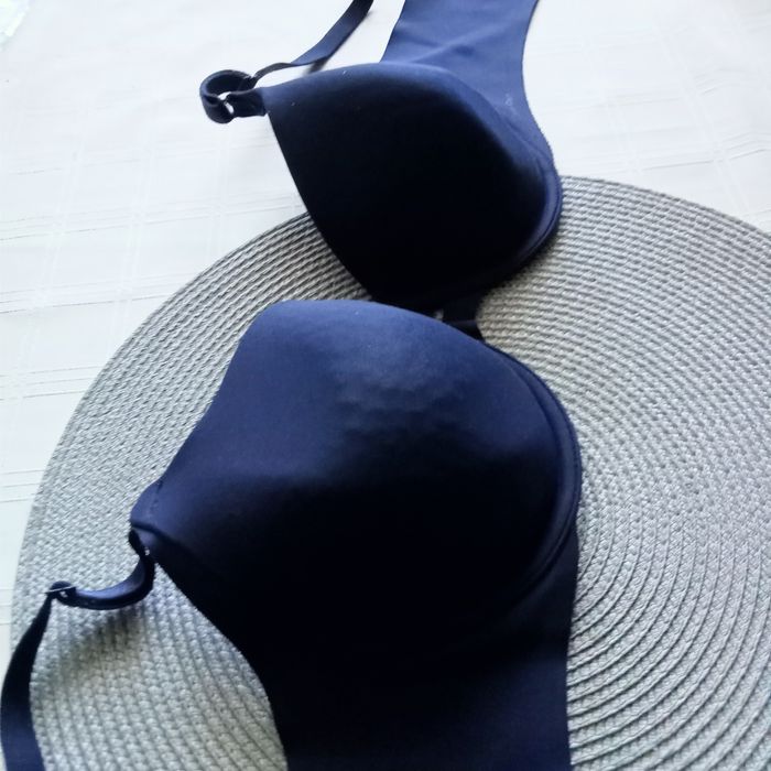 Biustonosz komfortowy, granatowy Calvin Klein 80B