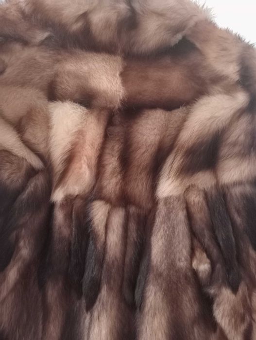 Futro naturalne piękne unisex