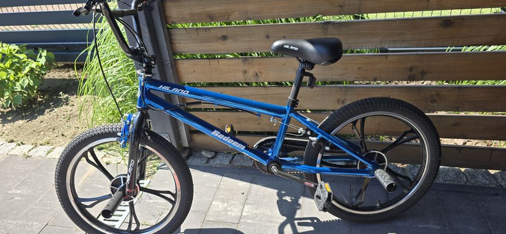 Rower bmx  niebieski