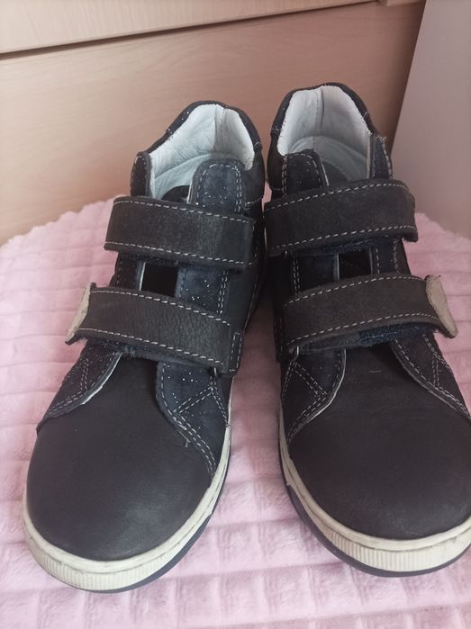 Trzewiki do kostki Lasocki Kids 27, skóra, granat