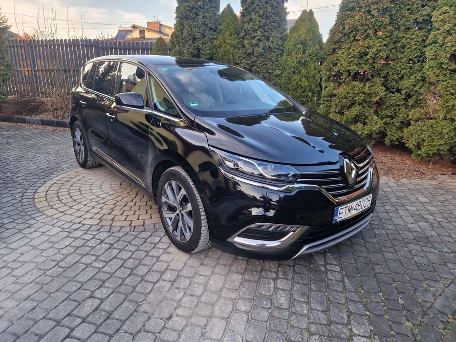 Renault Espace 7-OS 4-Control led ksenon 2x klimatronic navi skóra szyberdach alu hak